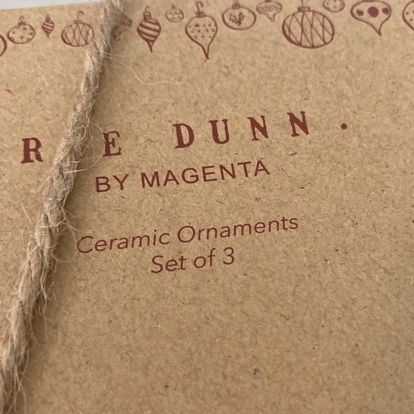 Rae Dunn Believe Wish Hope Ceramic Ornaments - Picture 5 of 7